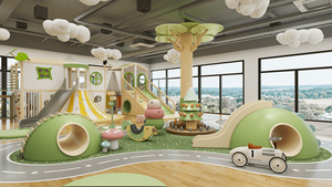 Proveedor de China, Color y tamaño personalizados, tobogán interior para niños, juegos de juegos suaves, muebles para patio escolar - Product Image 3