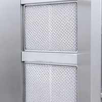 Rôtissoire verticale à gaz commerciale avec trancheuse à viande et grill à pizza en acier inoxydable, équipement de restauration