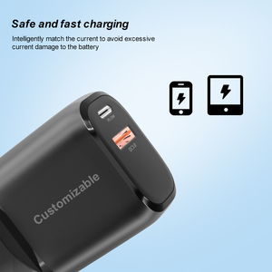 Adaptador <span class=keywords><strong>de</strong></span> enchufe USB C para móvil, cargador <span class=keywords><strong>de</strong></span> teléfono móvil PD + QC 3,0 <span class=keywords><strong>de</strong></span> carga superrápida usb-c para <span class=keywords><strong>iPhone</strong></span> 12/11 - Product Image 4