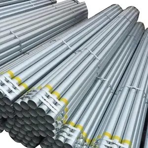 Hot-Dipped Zinc Coated Pipe 6m Galvanized Steel Pipe SCH 40 ASTM A53 GR-B GI Tube For Structural Applications