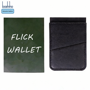 กระเป๋าสตางค์ Boshiho Flick Magic Wallet สำหรับผู้ชายและผู้หญิง ดีไซน์มินิมอล พร้อมช่องใส่บัตร RFID  กระเป๋าหนังทรงบาง - Product Image 6