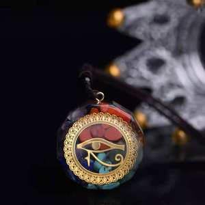 Vendita calda Orgonite pendente Sri Yantra Collana <span class=keywords><strong>chakra</strong></span> per la guarigione regalo - Product Image 2