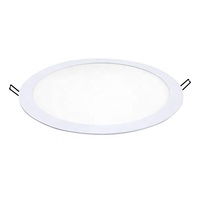 Panel de Luz LED Cuadrado y Redondo de Aluminio Pequeño, Alto CRI 80, 3W 7W 9W 12W 15W 18W 24W, Clasificación IP54, Garantía de 5 Años