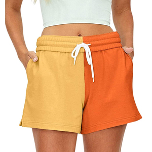 กางเกงขาสั้นเอวสูงสำหรับผู้หญิงสไตล์เรียบง่ายนำเสนอรูปลักษณ์ที่เป็นมิตรต่อสิ่งแวดล้อมเหมาะสำหรับใส่ออกกำลังกายและใส่ประจำวัน - Product Image 2