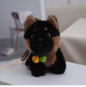 Porte-clés en peluche mignon de chien miniature, breloque de sac, poupée en peluche Shiba Inu <span class=keywords><strong>Corgi</strong></span>, accessoire de sac à dos - Product Image 5