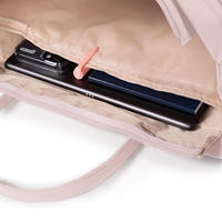 Sac fourre-tout bandoulière pour femme avec fermeture éclair sécurisée, sac à main compact pour le travail avec pochette pour ordinateur portable 13 pouces
