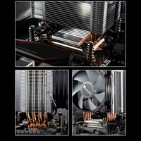 Onensbo — refroidisseur CPU, tour de refroidissement, 3 broches, dissipateur thermique pour LGA 775/1150/1151/1155/1156/AM4/AM3 +/AM2 + FM2 +/FM1, CR1200 2