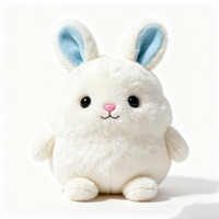 Peluche Lapin Nuageux en Peluche Ultra Douce, Lapin Rembourré Personnalisable OEM/ODM, Animal en Peluche pour Cadeau Enfant, Vente en Gros