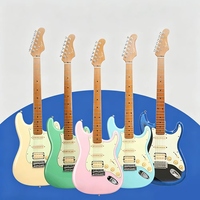 Gitar Listrik Profesional SurpassMusic 22 Fret Medium 6 Senar Leher Maple OEM Tersedia Gitar Listrik Ukuran Penuh