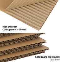 Cajas de Cartón Corrugado de Múltiples Profundidades Personalizadas al por Mayor, Caja de Envío de Cartón Corrugado Resistente con Logotipo