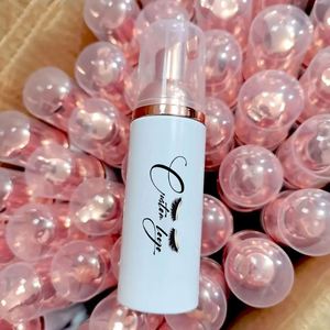 Champú para Pestañas de Marca Privada OEM, Seguro para Extensiones de Pestañas, Botella con Logotipo Personalizado - Product Image 1