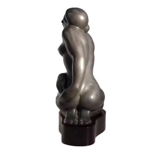 Personnalisation Sculpture de fille ballerine nue en bronze Mujer Desnuda belle statue de femme nue - Product Image 2