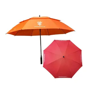 Preço de fábrica personalizado embalagem logotipo impressão guarda-chuva de golfe