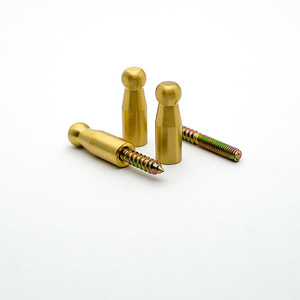 Crochet en laiton Huoxiang avec trou pour vis M4, diamètre extérieur 11,9 mm, hauteur 37,8 mm, pour usage intérieur - Product Image 2