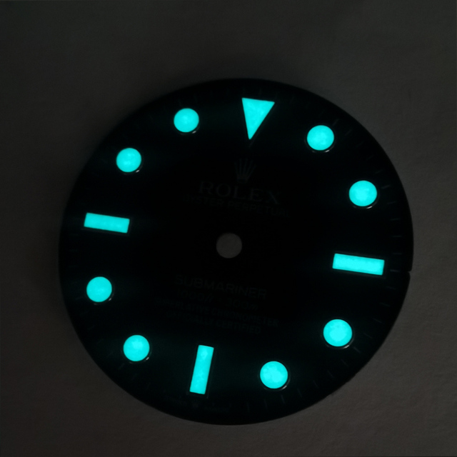 C Factory Watch Parts Made 28.3mm Cup Style Black Dial for 3230 Movement 124060 Blue Lumen Sub 41mm