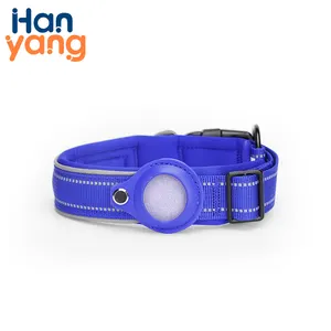 Hanyang-collar táctico antipérdida de seguridad para mascotas, accesorio personalizado con soporte airtag de Apple para perros medianos y grandes - Product Image 1