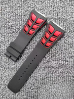 Bracelet de montre interchangeable, étanche et durable, de qualité supérieure, avec design aileron de requin