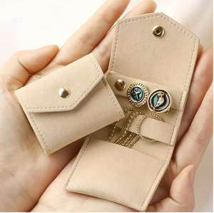Bolsa de Almacenamiento de Joyas Mini, Portátil para Viaje, con Cierre de Botón, Venta al Por Mayor - Product Image 5