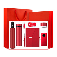Gadgets intelligents 2025, haut-parleur pour ordinateur portable, parapluie automatique, stylo, souris, gourde isotherme, clé USB 16 Go, ensemble cadeau 8 en 1