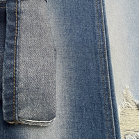 Tissu denim économique 12 OZ, lourd, non extensible, mélange viscose, en rouleaux, pour pantalons décontractés pour hommes