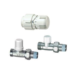 Kit Valvola Termostatica con Blocco Diretto da 1/2 Pollice per Componenti Sistemi HVAC - Product Image 1