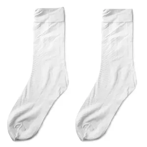 Toptan beyaz örme ayak bileği çorap erkekler nefes buz ipek kısa çorap