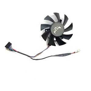 RX5700XT RX5700 GTX1660 FD8015U12D 75มม. สำหรับ Asus GTX 1660Ti 1660Super <span class=keywords><strong>RX</strong></span> <span class=keywords><strong>5700</strong></span> <span class=keywords><strong>XT</strong></span> TUF X3 <span class=keywords><strong>OC</strong></span> - Product Image 6