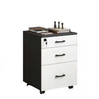 Archivador Móvil de 3 Cajones con Cerradura, Color Personalizado ShuoRan, Diseño Moderno y Ajustable, de Acero, para Almacén, Escuela, Dormitorio