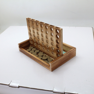 Настольная игра «Четыре в ряд» гигантского размера из дерева, с возможностью выбора размера, для всей семьи, развивающая, с кейсом для монет и правилами - Product Image 3