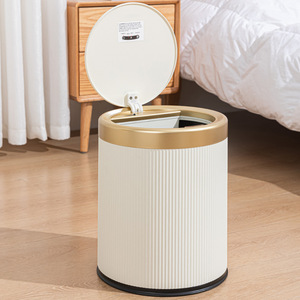 Smart <b>Sensor</b> Trash Can 10L Automatic Lid Opening Round Design For Kitchen Living Room Bedroom - Product Image 2
