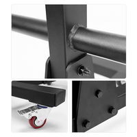 Support de rangement et d'affichage pour disques de poids de fitness en acier massif avec base stable, type arbre à disques
