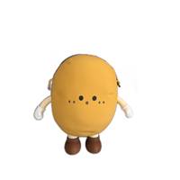Nouveau Sac Bandoulière Unisexe Créatif Décontracté Mini Pochette Téléphone Étanche en Forme de Pomme de Terre Dessin Animé Mignon 2025
