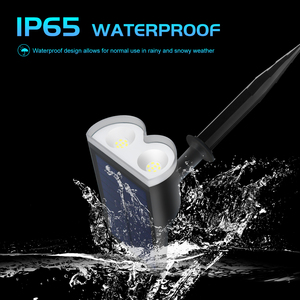 Projecteur de paysage solaire de qualité supérieure blanc chaud lampes de jardin solaires extérieur étanche led appliques murales extérieures pour jardin - Product Image 3