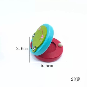 New Creative Wooden Cartoon Castanets Cute Clappers Interactive Auditory Teaching Aids For <b>Kids</b> - Product Image 4
