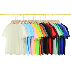 Haute qualité hommes décontracté surdimensionné T-Shirt personnalisé blanc tricoté tissu col rond plaine teint à manches courtes T-shirt De Manga <span class=keywords><strong>Curta</strong></span> - Product Image 2
