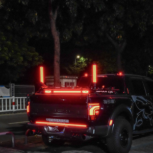 Lampe d'avertissement LED RGB robuste de 3 et 4 pieds, type fouet, spirale, à couleurs changeantes, pour UTV RZR Can-Am - Product Image 4