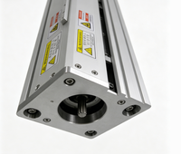 Actionneur linéaire à vis à billes CNC, moteur, course de 1000 mm, double rail de guidage, roulement antirouille, anti-poussière, aluminium, vitesse 750 mm/s