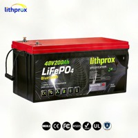 Batterie marine LiFePO4 à décharge profonde 51.2V 200AH 10KW Grade A 6000 cycles BMS intelligent Bluetooth Connecteur Anderson CE RoHS IP67 OEM ODM