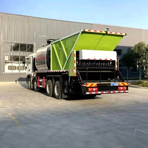 รถบรรทุกปูยางมะตอย HOWO 8X4 16 ลูกบาศก์เมตร แบบซิงโครนัส สำหรับขาย - Product Image 2