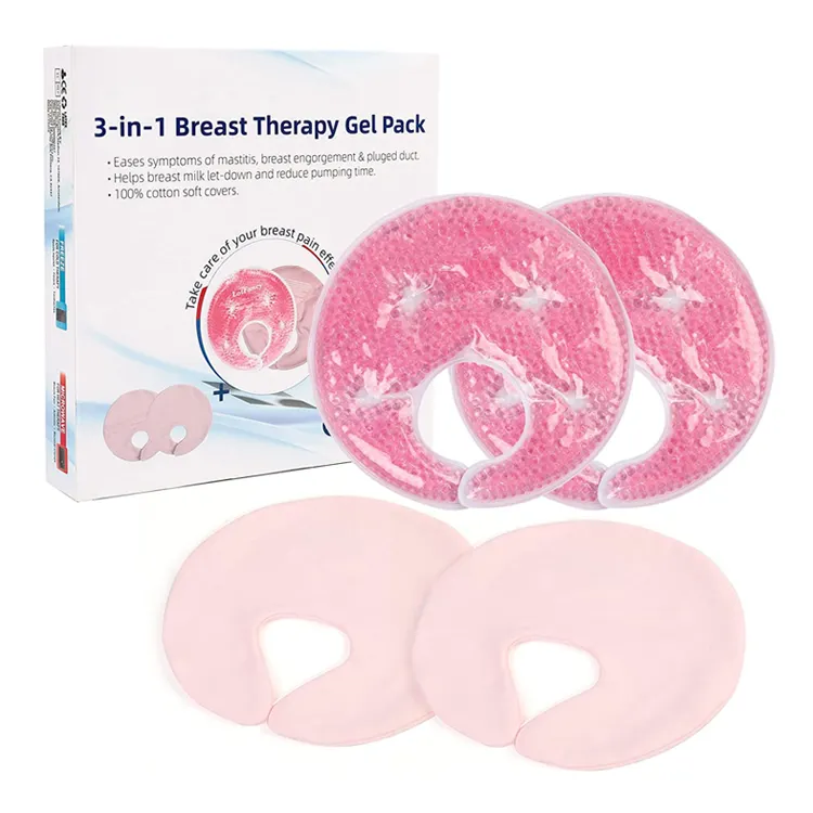 Rehabilitation therapie liefert benutzer definierte wieder verwendbare Gel Hot Cold Pack Brust Eis packung