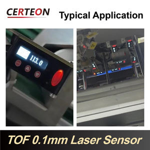 लॉन्ग रेंज डिजिटल 4‑20mA 60‑400mm NPN PNP बिना संपर्क उच्च सटीकता RS485 कॉम्पैक्ट दूरी लेज़र विस्थापन सेंसर - Product Image 4