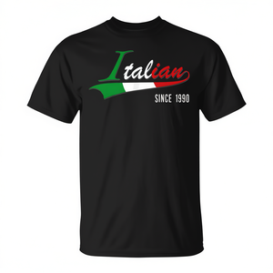 Camiseta personalizada italiana para regalo de 31 cumpleaños, nacido en 1990, 31 años - Product Image 2