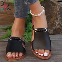 Chaussons d'été pour femmes, plateforme respirante, mode, confortables, pour la maison, usage intérieur, décontracté