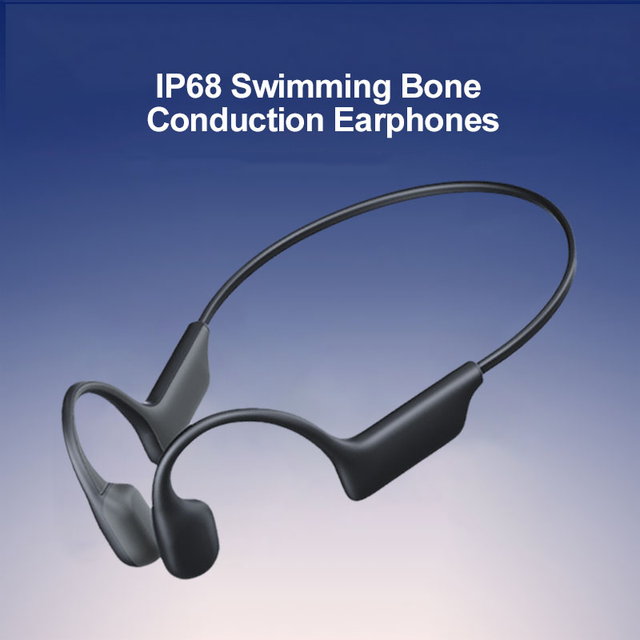 Bone Conduction Earphones IPX8 Waterproof Open Ear Sports Headset LED Battery JL for 5.4 ENC Long Life Ready Ship G11