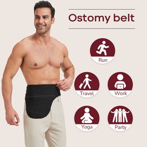 Ostomy <strong>Belt</strong> <strong>for</strong> <strong>Men</strong> Women, Stoma Cover <strong>for</strong> Keeping Ostomy Bag in Place, Stealth Colostomy Support <strong>Belt</strong> <strong>for</strong> Outdoor Activities - Product Image 4