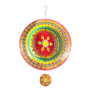 3D Stainless Steel Wind Spinner Indoor Outdoor <b>Garden</b> Decoration Ornament - Product Image 1