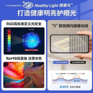 ไฟเพดาน LED ทรงกลมแก้วคริสตัลที่ทันสมัยเรียบง่าย 3D แสงนุ่มนวลเป็นมิตรกับดวงตาสำหรับห้องนอนห้องนั่งเล่น - Product Image 5