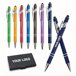 Bolígrafos Metálicos Promocionales con Logotipo Personalizado al por Mayor, Bolígrafos de Regalo para Oficina y Negocios - Product Image 1
