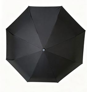Parapluie pliant classique de luxe personnalisé avec logo, coupe-vent, ouverture semi-automatique, élégant, poignée en bois en forme de J, 210T, vente en gros - Product Image 4