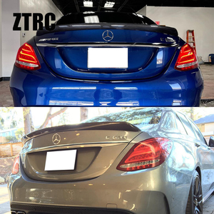 For C-Class W205 4Door Sedan ED1 Style Carbon Fiber Rear Spoiler Trunk Wing 2013-2022 - Product Image 2